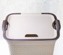 Mijölnir Juego de 3 Cestas SFRBNYST-3 Beige Organizador Lavandería Cesta Multiusos Caja Detergente 55L 35L 10L